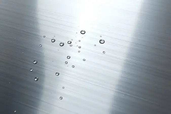 Superfície de aço inox limpa e brilhante demonstrando cuidados e manutenção.