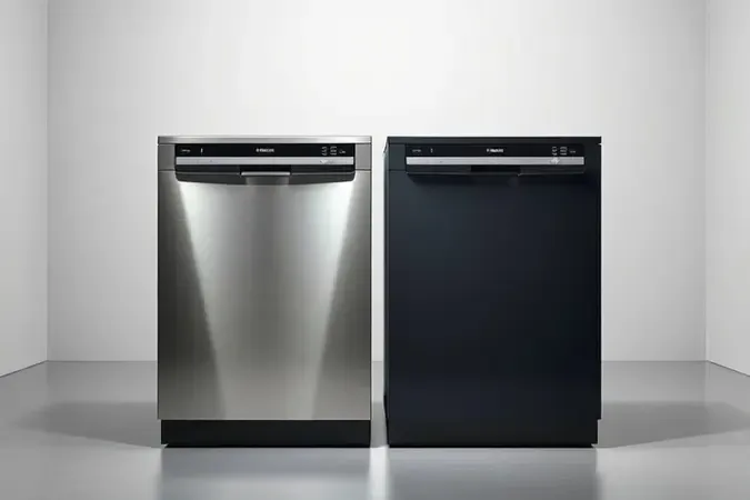 Comparativo conceitual de modelos modernos de lava-louças com design sofisticado e acabamento premium.
