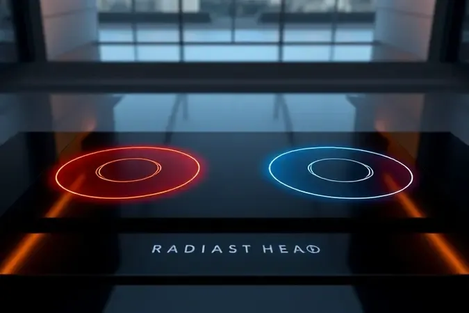 Ilustração 3D comparando zonas de aquecimento por indução e resistência elétrica em cooktop moderno.