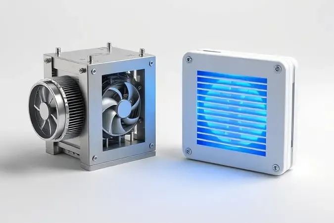 Comparativo conceitual entre compressor e placa eletrônica para refrigeração de purificador