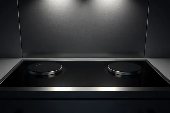 Render 3D conceitual de queimador selado e forno com painéis autolimpantes destacando facilidade de limpeza