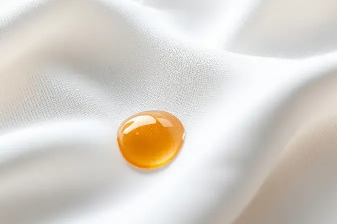 Vapor e água quente removendo manchas de tecido em renderização conceitual 3D
